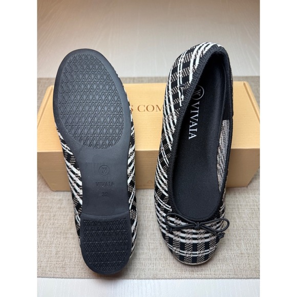VIVAIA Round-Toe Bow Flats EU 39 / US 8 - Picture 6 of 9